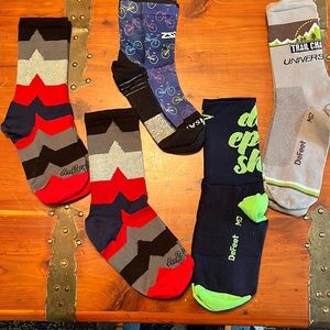 Lot of 5 Cycling socks.